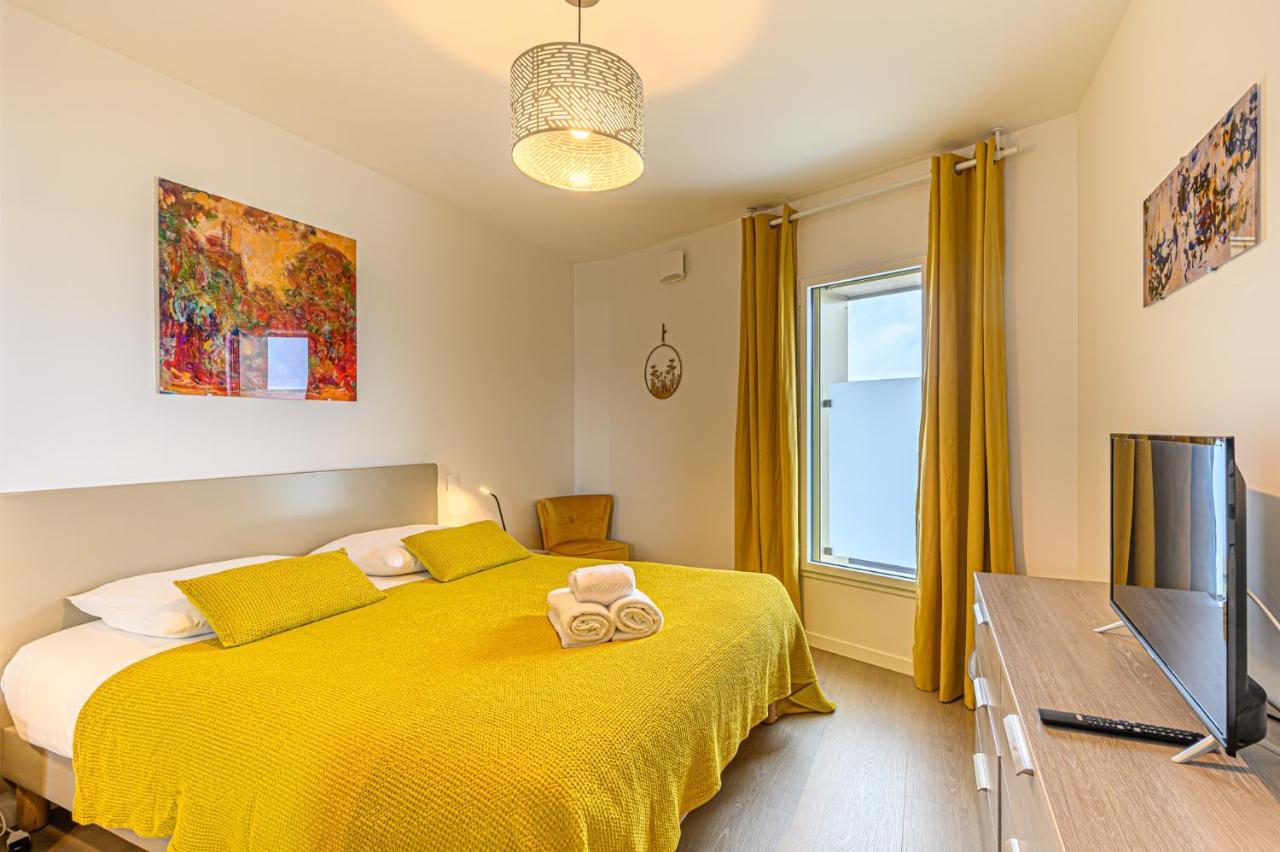 Ferienwohnung L'Audacieux - Appt Neuf Avec Vue Sur Les Toits Vannes Exterior foto