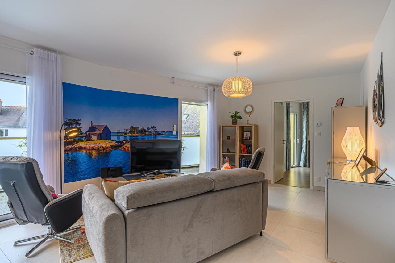 Ferienwohnung L'Audacieux - Appt Neuf Avec Vue Sur Les Toits Vannes Exterior foto