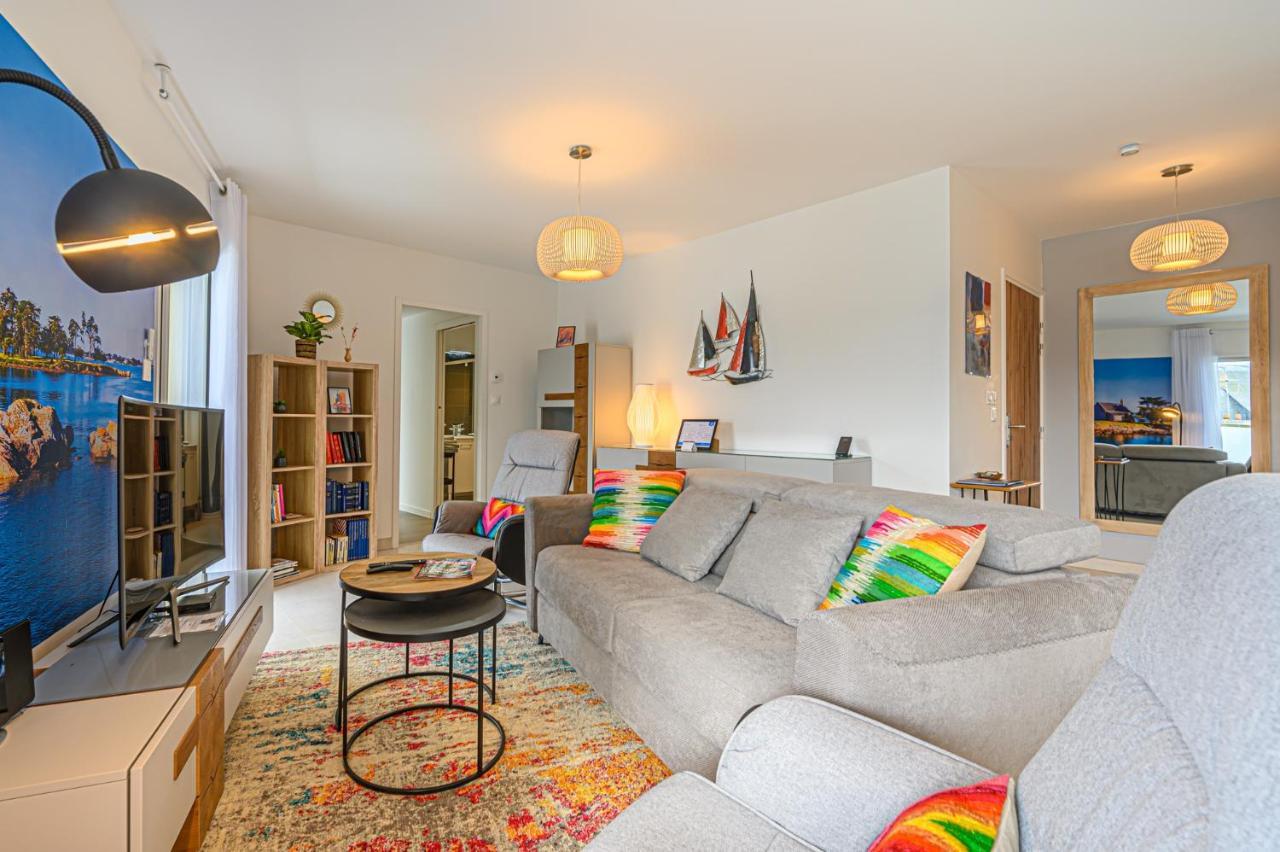 Ferienwohnung L'Audacieux - Appt Neuf Avec Vue Sur Les Toits Vannes Exterior foto
