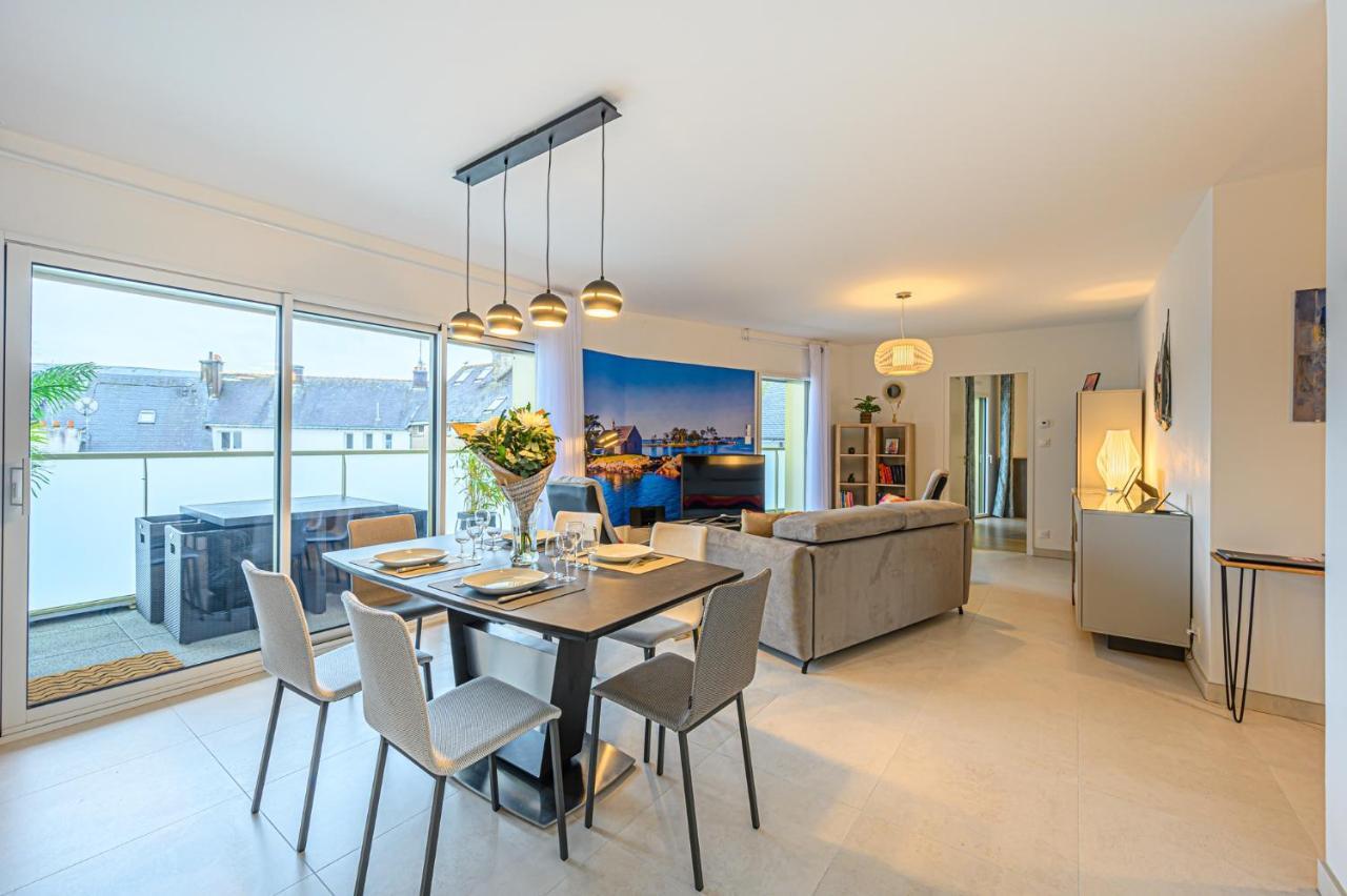 Ferienwohnung L'Audacieux - Appt Neuf Avec Vue Sur Les Toits Vannes Exterior foto